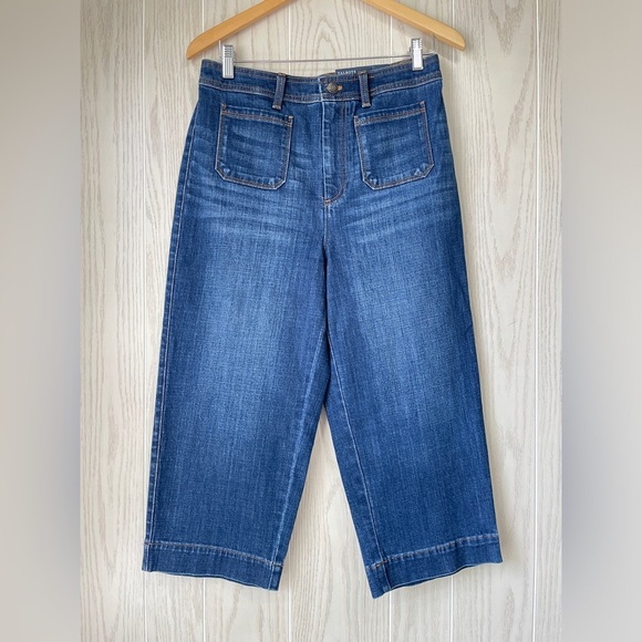 Talbots Flawless High Waist Wide Crop Jeans Size 8P NWT - Picture 1 of 3